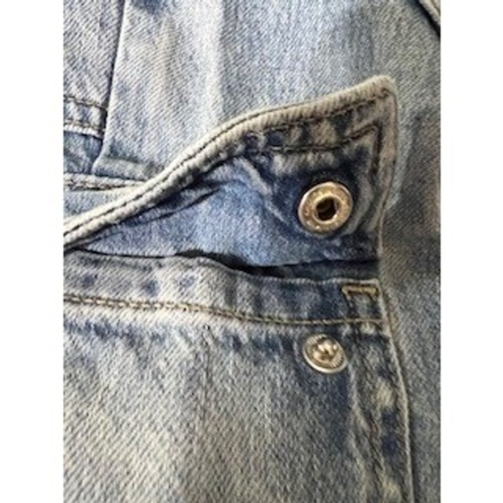 American Eagle Womens Cargo‎ Jeans Acid Light Wash Jogger Style Y2K Size 2 - Picture 6 of 8